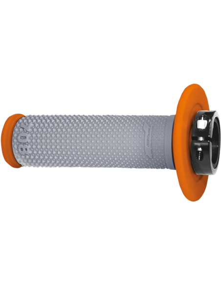 Poignées 708 Offroad Single Density Lock On Orange / Grey PRO GRIP Grips PA070800ARGR