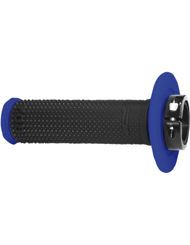 Poignées 708 Offroad Single Density Lock On Bleu / Noir PRO GRIP PA070800BL02