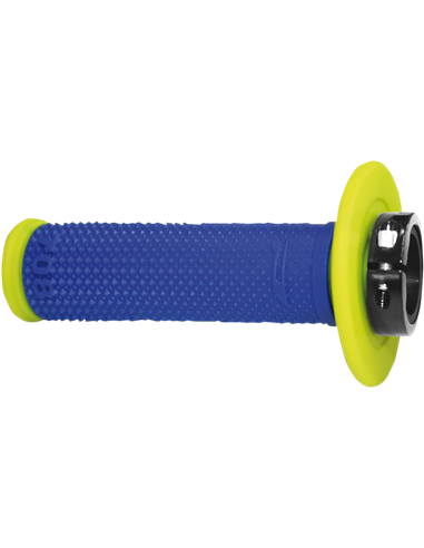 Puños 708 Offroad Single Density Lock On Fluo Yellow/Blue PRO GRIP PA070800GFBL
