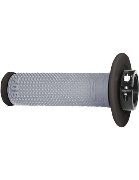 Poignées 708 Offroad Single Density Lock On Noir / Gris PRO GRIP PA070800NEGR