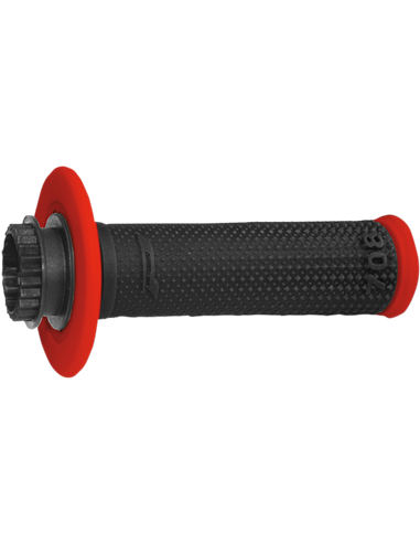 Punhos de densidade simples offroad 708 em Punhos PRO GRIP PA070800RO02 vermelho / preto