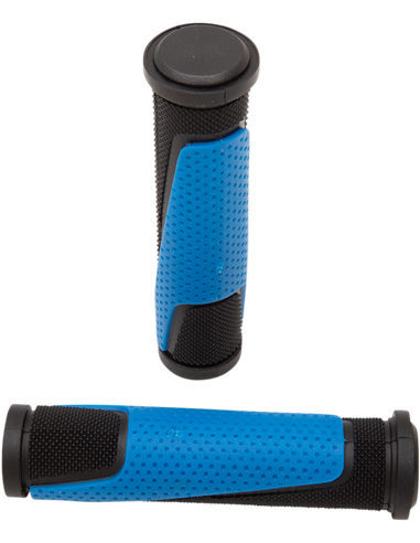 Poignées 807 Atv / Mtb Double Density Open End Noir / Bleu PRO GRIP PA080722NEAZ