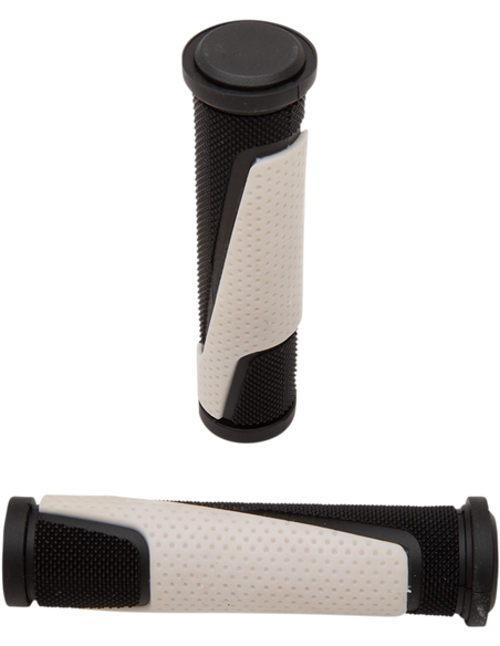 Poignées 807 Atv / Mtb Double Density Open End Noir / Blanc PRO GRIP PA080722NEBI