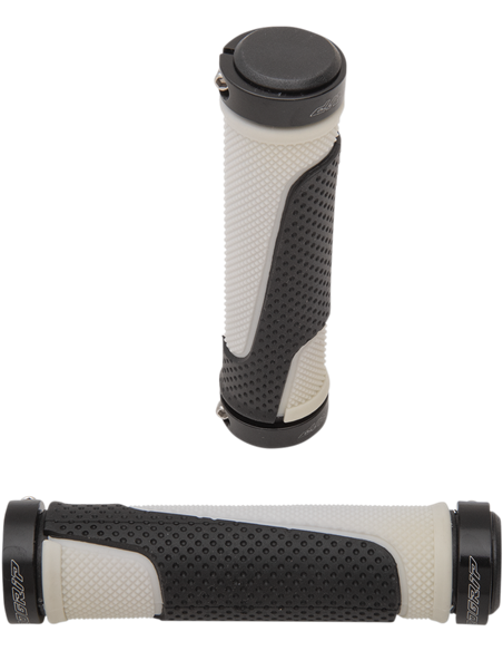 Puños 997 Atv/Mtb Lock On Double Density Open End Blanco/Negro PRO GRIP PA099722BI02