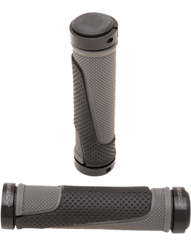 Punys 997 Atv / Mtb Lock On Double Density Open End Gray / Black PRO GRIP PA099722GR02