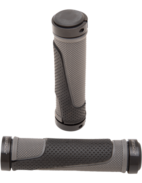 997 Atv/Mtb Lock On Double Density Grips Open End Gray/Black PRO GRIP PA099722GR02