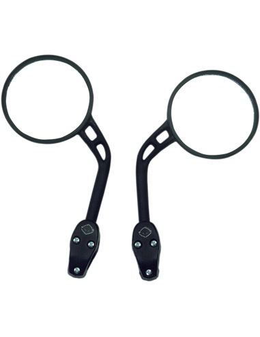 Espelho de guiador para guiador de 22 mm (7-8 ") preto esquerdo UFO-Plast AC01996