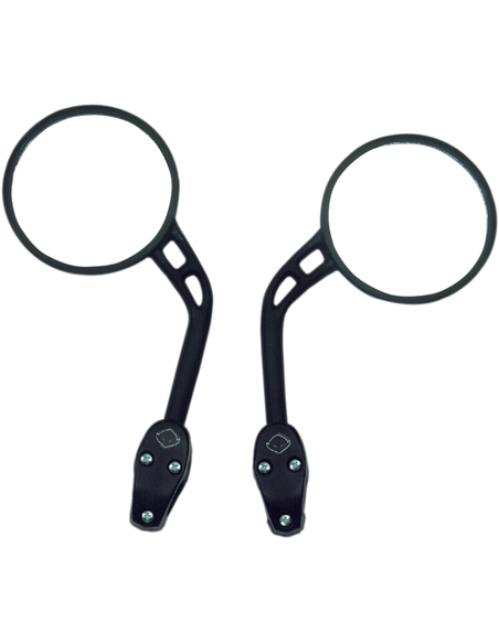 Espelho de guiador para guiador de 22 mm (7-8 ") preto esquerdo UFO-Plast AC01996