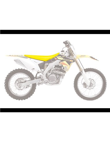 Funda de seient Blackbird Pyramide groc Suzuki 1330G / 01
