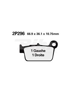 freio NISSIN almofadas DR125SM jogo 2P296ST. Posição: Rear.