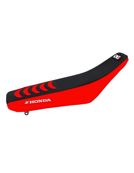 Housse de selle Blackbird Double grip 3 Honda noir / rouge 1134H