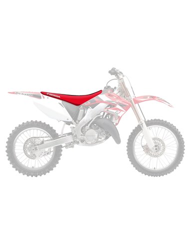 Funda de asiento Blackbird Doble agarre 3 Honda negro/rojo 1134H