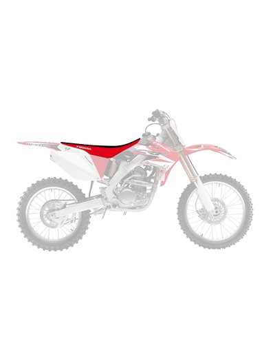 Blackbird Seat Cover Double Grip 3 Honda preto / vermelho 1135H