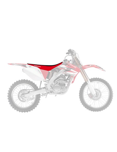 Funda de asiento Blackbird Doble agarre 3 Honda negro/rojo 1135H