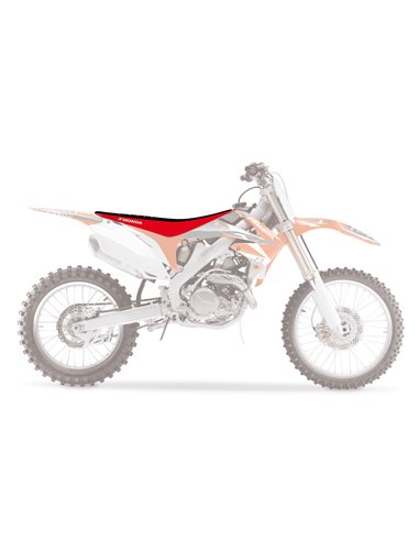 Housse de selle Blackbird Double Grip 3 Honda Noir / Rouge 1145H