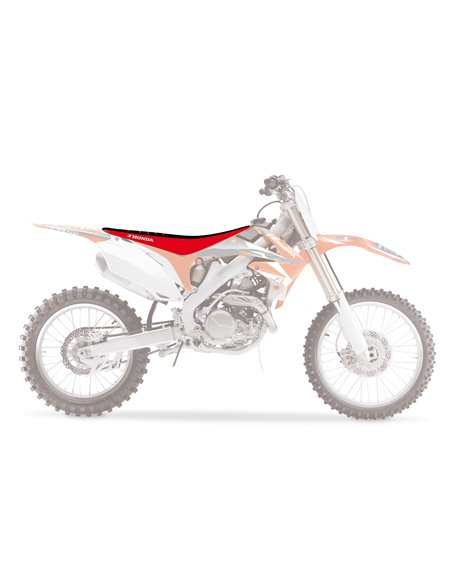 Blackbird Seat Cover Double Grip 3 Honda Preto / Vermelho 1145H