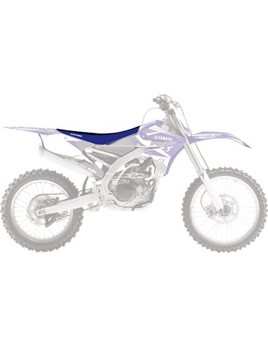 Funda de seient Blackbird Doble adherència 3 Yamaha negre / blau 1248H