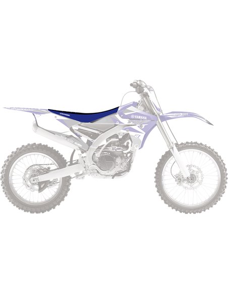 Funda de asiento Blackbird Doble agarre 3 Yamaha negro/azul 1248H