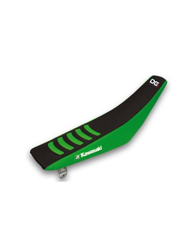 Funda de asiento Blackbird Doble agarre 3 Kawasaki negro/verde 1425H