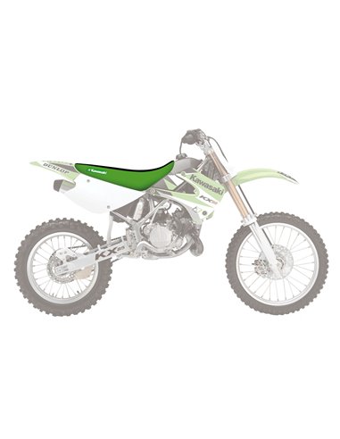 Funda de asiento Blackbird Doble agarre 3 Kawasaki negro/verde 1425H