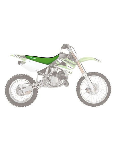 Funda de asiento Blackbird Doble agarre 3 Kawasaki negro/verde 1425H