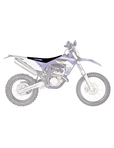 Housse de siège Double Grip 3 Noir / Bleu Blackbird Racing 1E00H