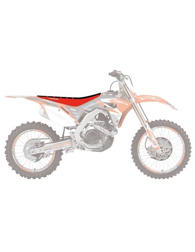 Housse de Selle Blackbird Zebra Honda CRF450 Rouge