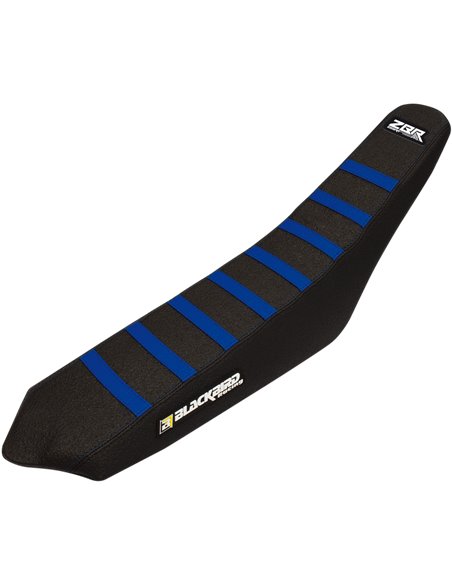 Housse de selle Zebra Noir / Bleu Blackbird Racing 1E01Z