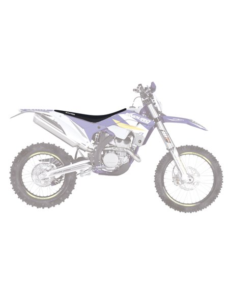 Tampa do assento da zebra preta / azul Blackbird Racing 1E01Z