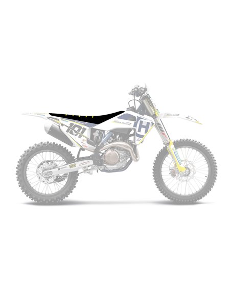 Funda de Asiento Blackbird Zebra Husqvarna 08212995 negro/amarillo