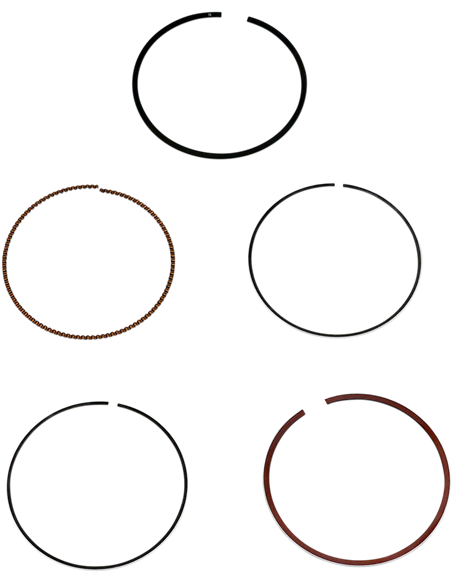 Conjunto de anéis de pistão para pistões forjados Athena S41316181