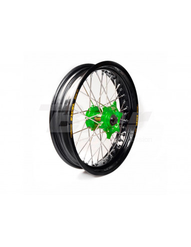 Roda completa Haan Wheels cèrcol negre 17-3,50 boixa verd 1 25106/3/7