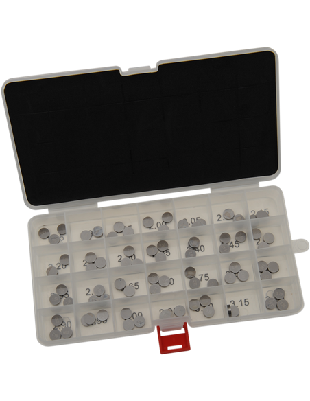 Kit de pastillas de reglaje válvulas ProX 10.00X1.85-3.20 Box Assortment 29.VSA1000