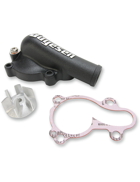 Kit de hélice e tampa da bomba de água Boyesen Aluminum Black Supercooler WPK-18AB