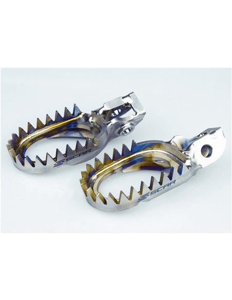 SCAR Kawasaki KXF Titanium Footpegs