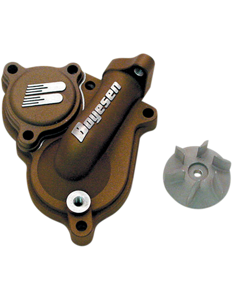 WATER PUMP COVER & IMPELLER KIT SUPERCOOLER ALUMINUM MAGNESIUM BOYESEN WPK-17M