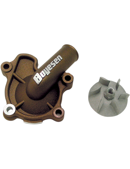 Kit de hélice e tampa da bomba de água Boyesen Aluminum Magnesium Supercooler WPK-07M