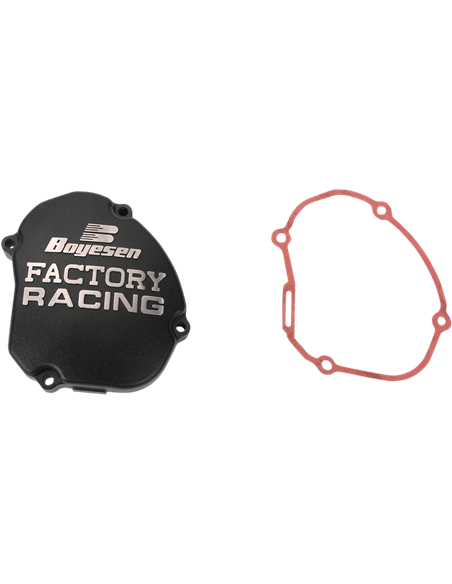 IGNITION COVER FACTORY RACING  ALUMINUM REPLACEMENT BLACK BOYESEN SC-33AB