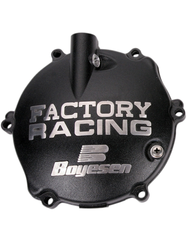 CLUTCH COVER FACTORY RACING  ALUMINUM REPLACEMENT BLACK BOYESEN CC-31B