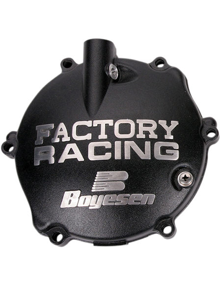 Coberta d'embragatge FACTORY RACING alumini negre CC-31B