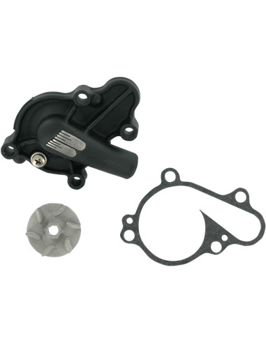 Kit de tapa i hèlix de bomba d'aigua Supercooler Boyesen alumini negre WPK-31B