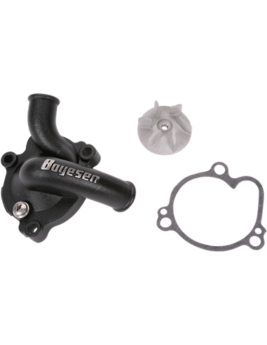 Boyesen Blue Supercooler Kit d'hélice et de capuchon de pompe à eau ALUMINUM BLACK WPK-12B