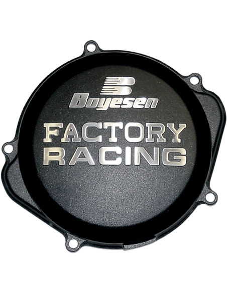 Tampa de embreagem Boyesen Factory Racing preto CC-07B