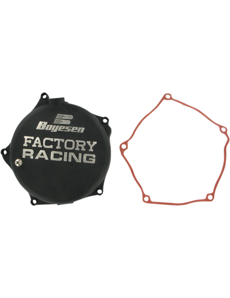 Tampa de embreagem Boyesen Factory Racing preto CC-17B