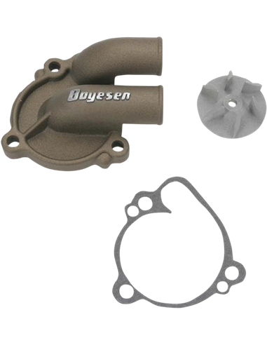 Kit de tapa i hèlix de bomba d'aigua Supercooler Boyesen alumini magnesi WPK-10M