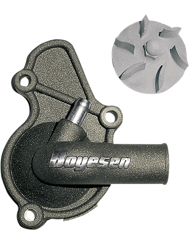 WATER PUMP COVER & IMPELLER KIT SUPERCOOLER ALUMINUM MAGNESIUM BOYESEN WPK-26M