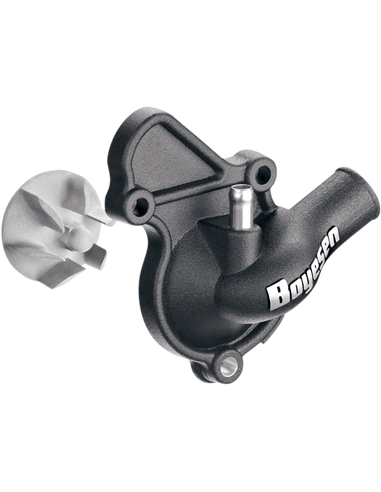 WATER PUMP COVER & IMPELLER KIT SUPERCOOLER ALUMINUM BLACK BOYESEN WPK-18B