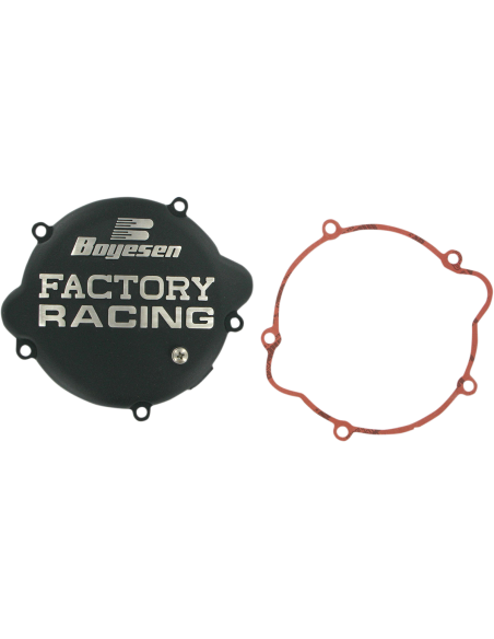 Tampa de embreagem Boyesen Factory Racing preto CC-46B