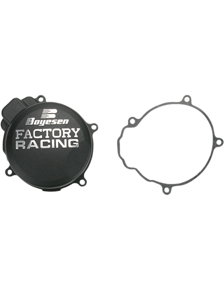Tapa d'encesa d'alumini Boyesen Factory Racing negre SC-42B