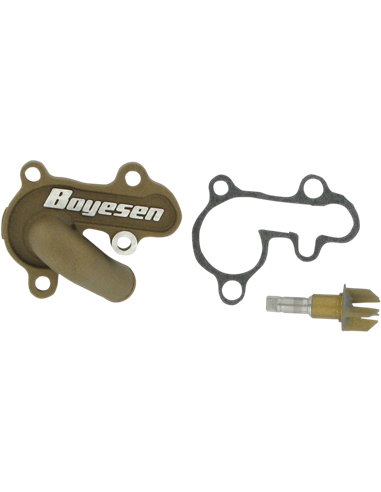 Kit de hélice e tampa da bomba de água Boyesen Aluminum Magnesium Supercooler WPK-20M